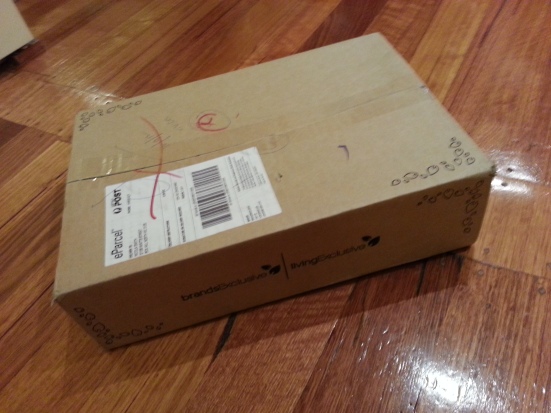 brandsExclusive parcel arrives